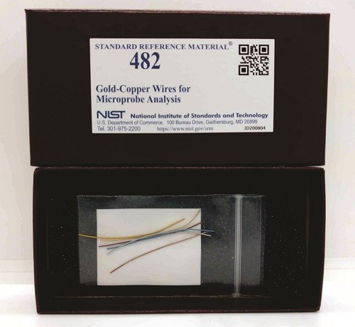 SRM 482  微探針分析用金銅絲標準品