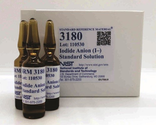 SRM 3180 碘陰離子 (I-) 標準溶液