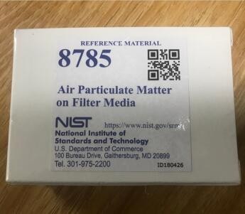 RM 8785  濾膜上的空氣顆粒物標(biāo)準(zhǔn)品