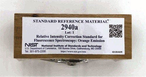 SRM 2940a 熒光光譜的相對強(qiáng)度校正標(biāo)準(zhǔn)：橙色發(fā)射