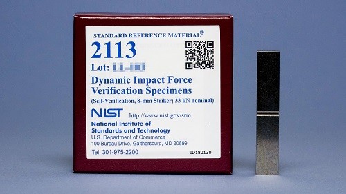 SRM 2113  動態沖擊力驗證樣本(自驗證，8毫米前鋒；33 kN標稱)